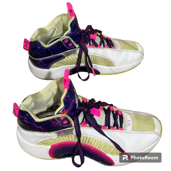 USED Jordan 35 Low x Luka Doncic Cosmic Deception Basketball Shoes Youth Size 7Y